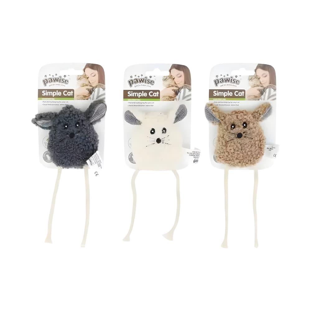 Anúncio: JUGUETE PARA MASCOTA PAWISE 28252 SIMPLE CAT PELUCHE DE OVEJA SURTIDO 1 PIEZA