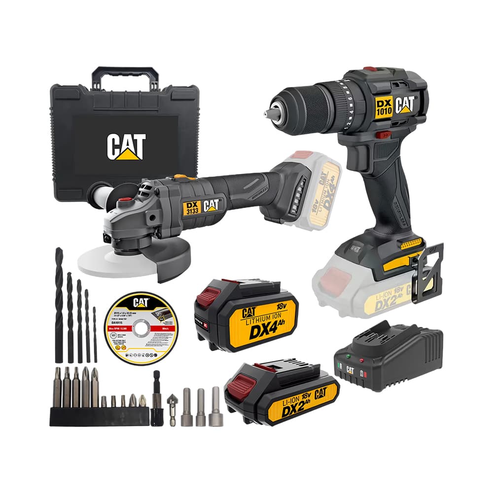 Anúncio: KIT TALADRO DE IMPACTO + AMOLADORA ANGULAR CATERPILLAR DXK203