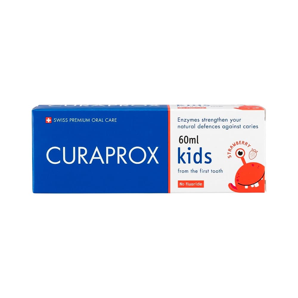Anúncio: PASTA DENTAL CURAPROX KIDS STRAWBERRY SIN FLÚOR 60ML
