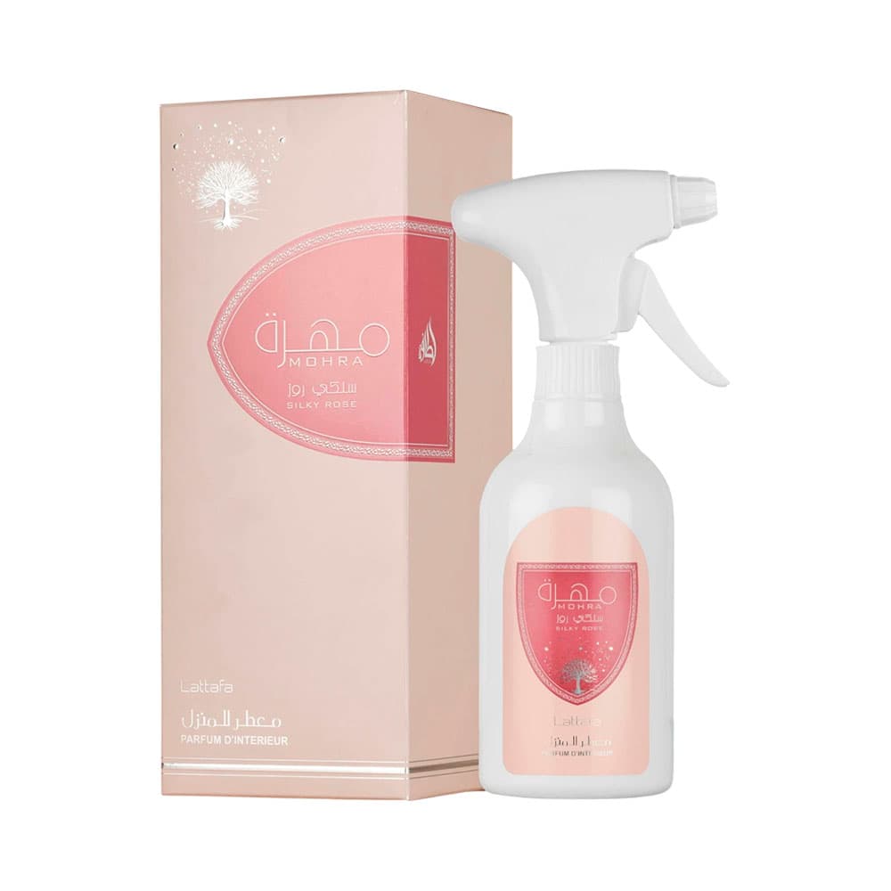 Anúncio: PERFUME PARA INTERIORES LATTAFA MOHRA SILKY ROSE 450ML