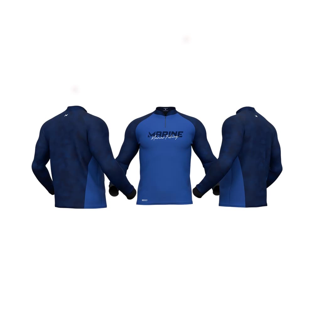 Anúncio: CAMISA DE PESCA MARINE EXPLORER SIN CAPUCHA AZUL