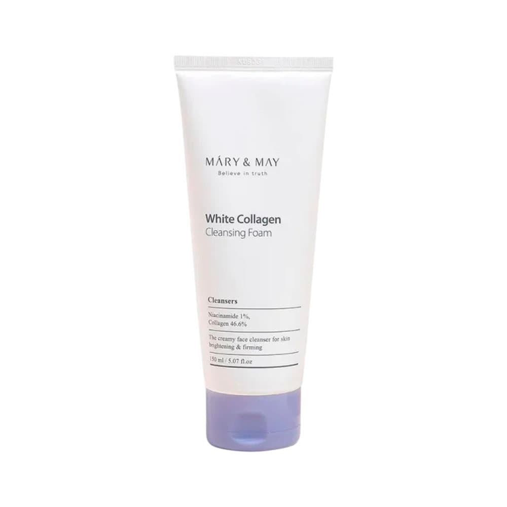 Anúncio: LIMPIADOR FACIAL MÁRY & MAY WHITE COLLAGEN FOAM 150ML