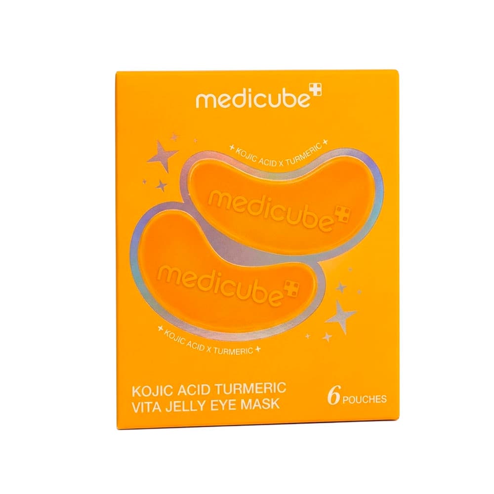 Anúncio: MASCARILLA FACIAL MEDICUBE KOJIC ACID TURMERIC VITA JELLY 6 PARES