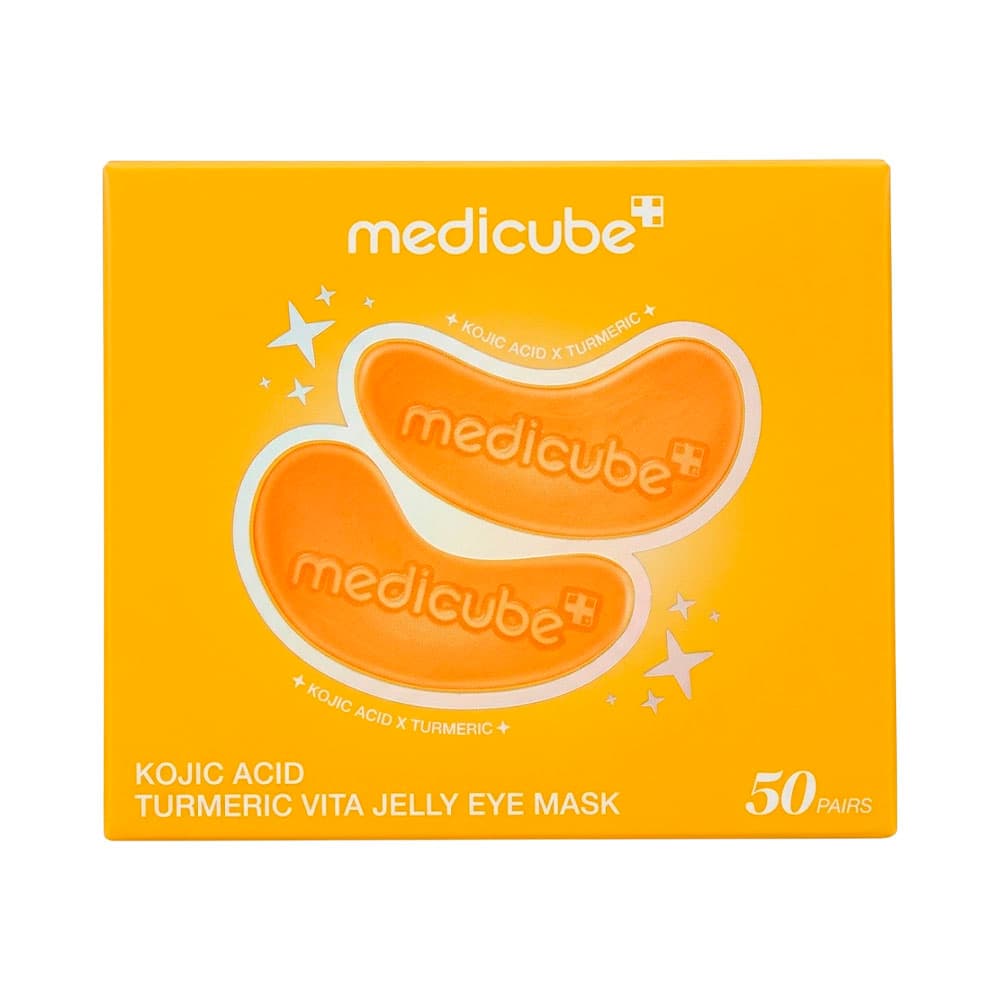 Anúncio: MASCARILLA PARA CONTORNO DE OJOS MEDICUBE KOJIC ACID TURMERIC VITA JELLY 50 PARES