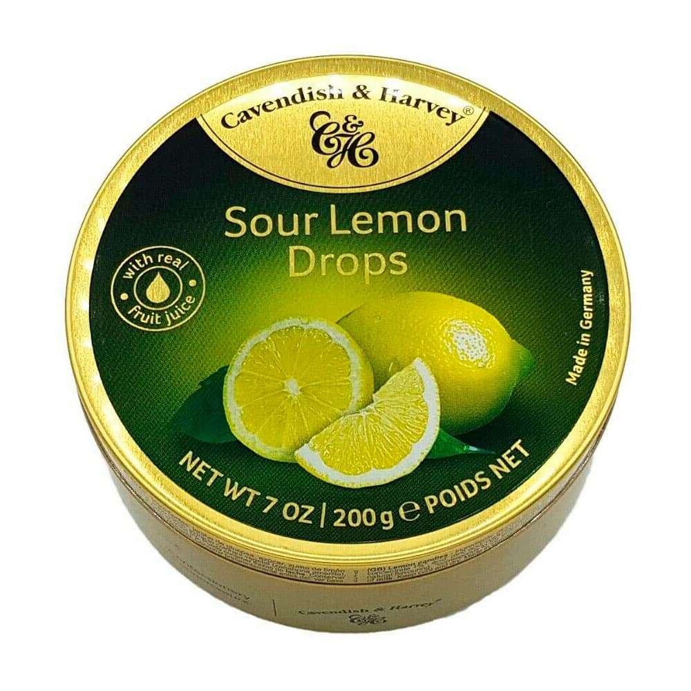 Anúncio: CARAMELOS CAVENDISH & HARVEY SOUR LEMON DROPS 200G
