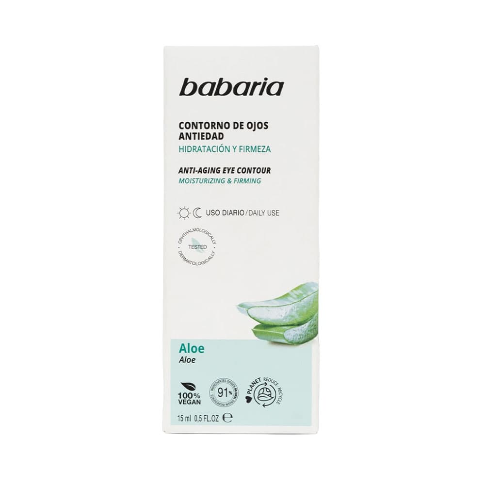 Anúncio: Contorno de Ojos Babaria Aloe Vera 15ml