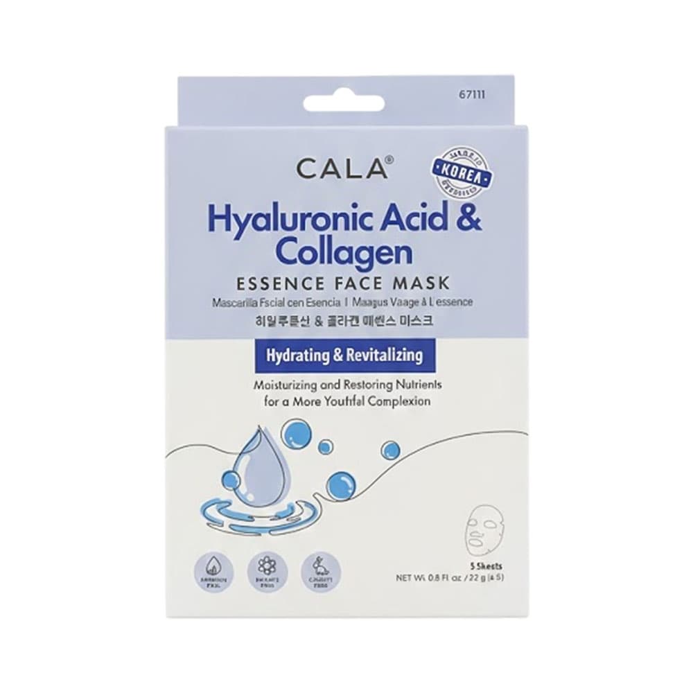 Anúncio: MASCARILLA FACIAL CALA HYALURONIC ACID & COLLAGEN 5 PIEZAS