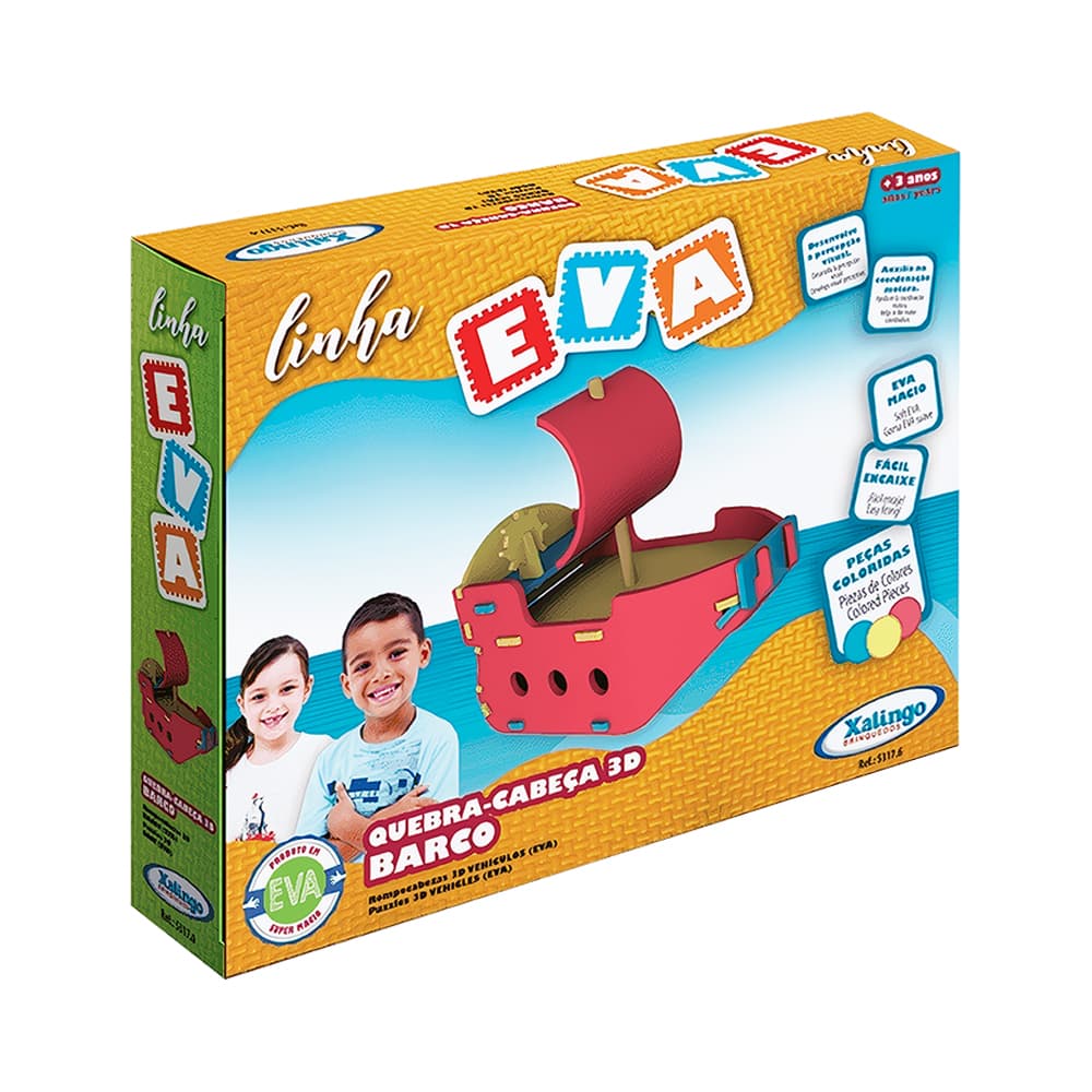 Anúncio: ROMPECABEZAS 3D XALINGO EVA BARCO 5317.6 14 PIEZAS