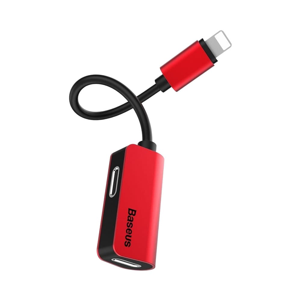 Anúncio: ADAPTADOR BASEUS CALL37-91 2 EN 1 ROJO