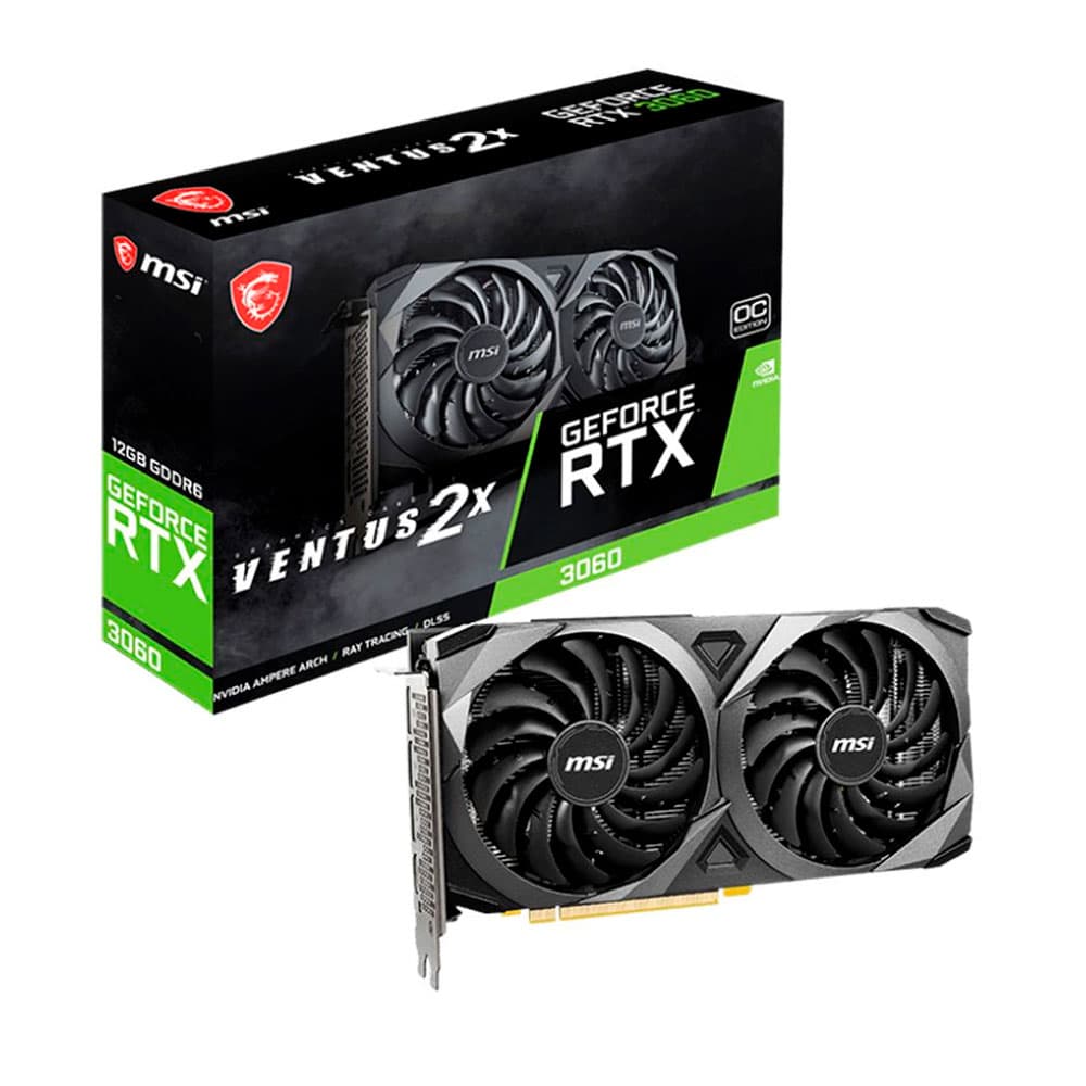 Anúncio: PLACA DE VIDEO MSI VENTUS VGA 2X RTX 3060 12GB/GDDR6
