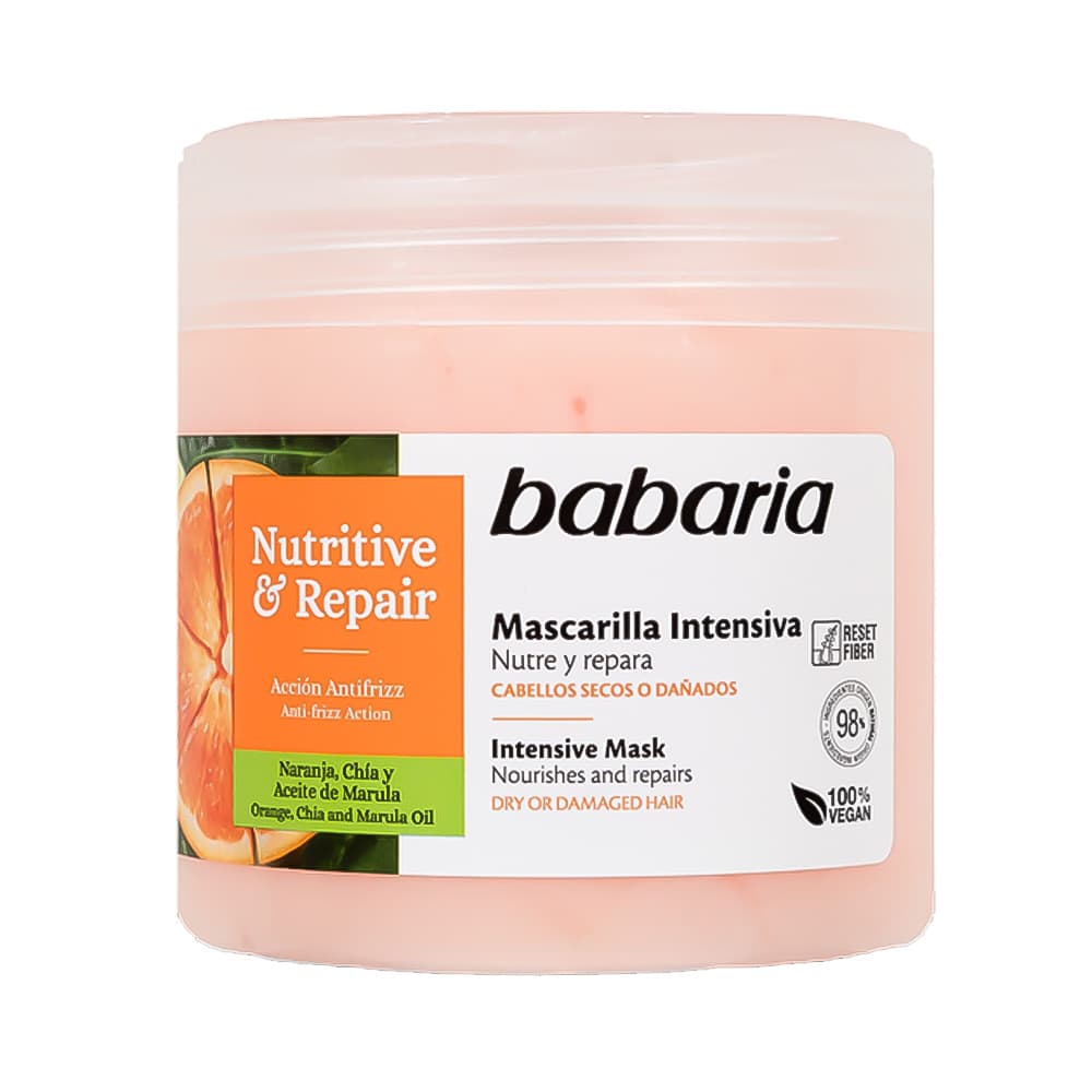 Anúncio: MASCARA BABARIA INTENSIVA NUTRITIVE & REPAIR 400ML