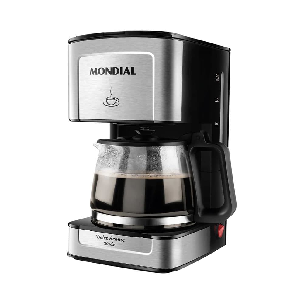 Anúncio: CAFETERA DE FILTRO MONDIAL DOLCE AROME C-43-20X-SI 20 TAZAS 110V NEGRO - PLATA