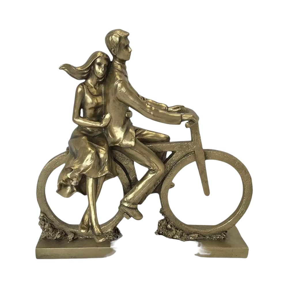 Anúncio: FIGURA DECORATIVA DE PAREJA CONCEPTS 437-498867 28 CM DORADO