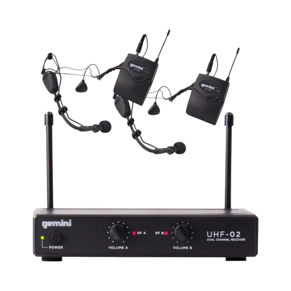 Anúncio: HEADSET MICROFONO DUAL GEMINI 02HL UHF