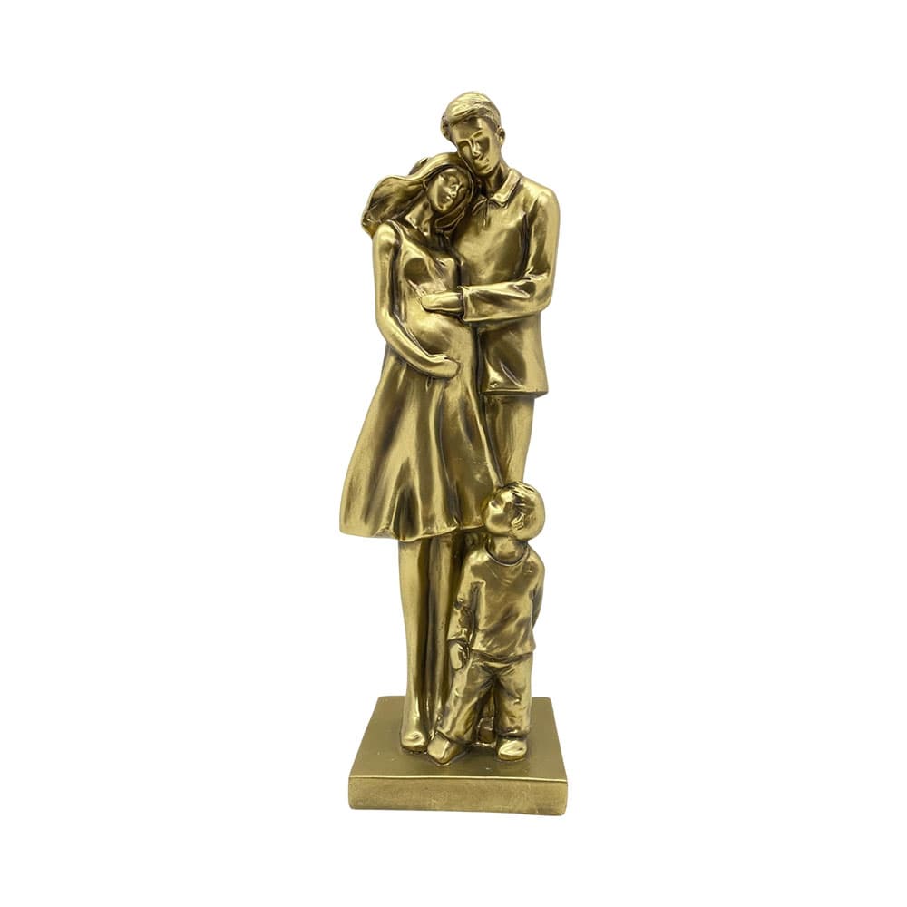 Anúncio: FIGURA DECORATIVA DE FAMILIA CONCEPTS 437-499906 30 CM DORADO