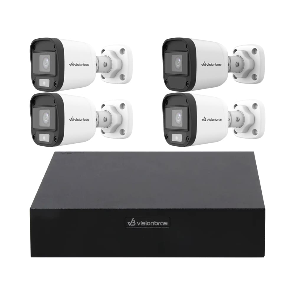 Anúncio: KIT DE CÁMARAS VISIONBRAS DVR KIT 800 VB-KIT800 8 CANALES 1080P