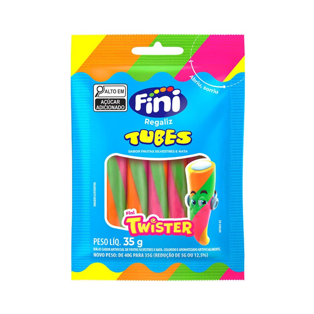 Anúncio: DULCES FINI REGALIZ TUBES TWISTER 35G