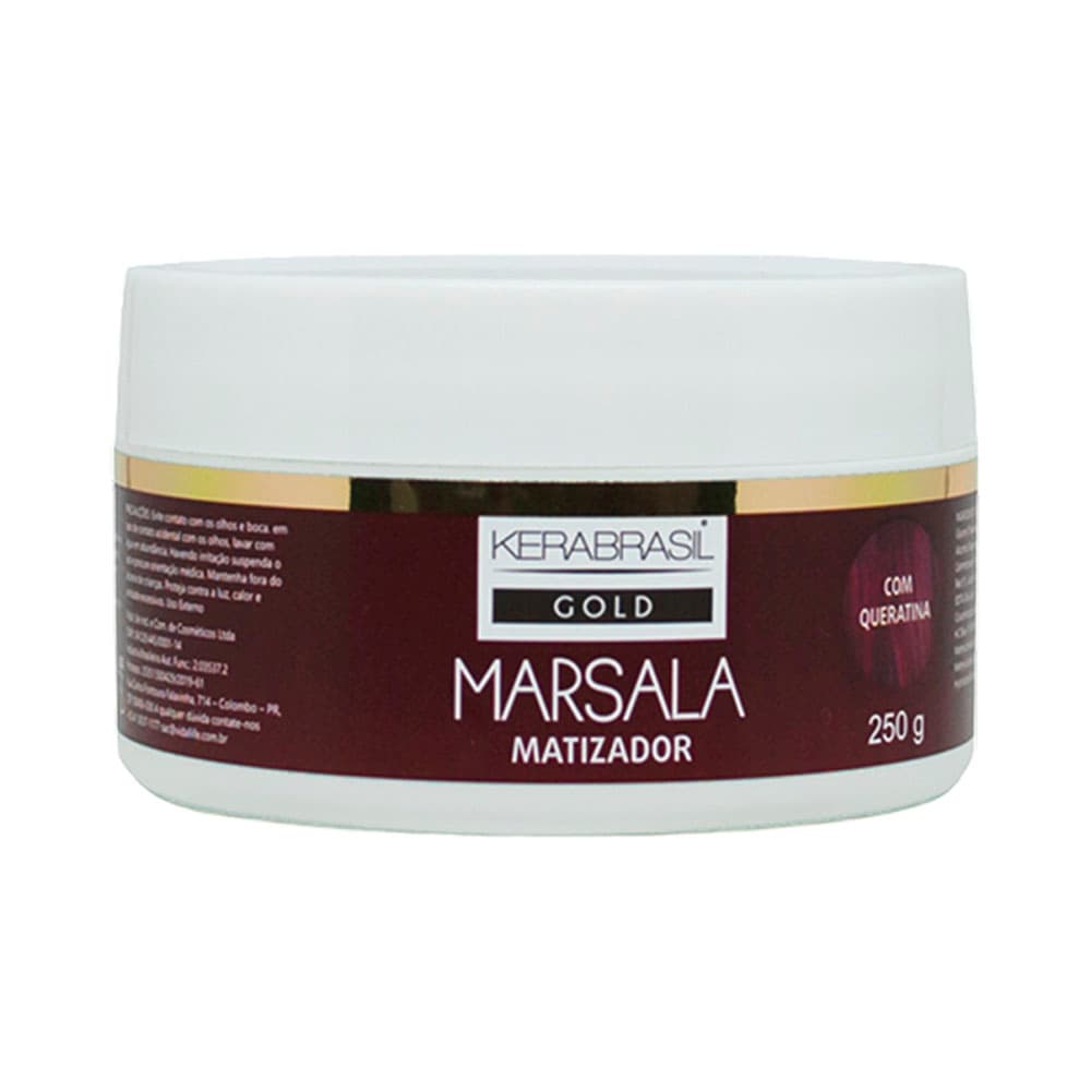 Anúncio: MÁSCARA CAPILAR KERABRASIL GOLD MARSALA 250GR