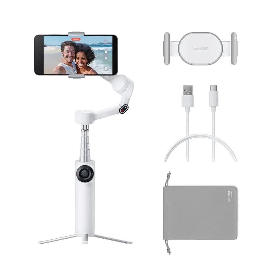 Anúncio: INSTA360 Estabilizador Flow 2 Cinsabqa White