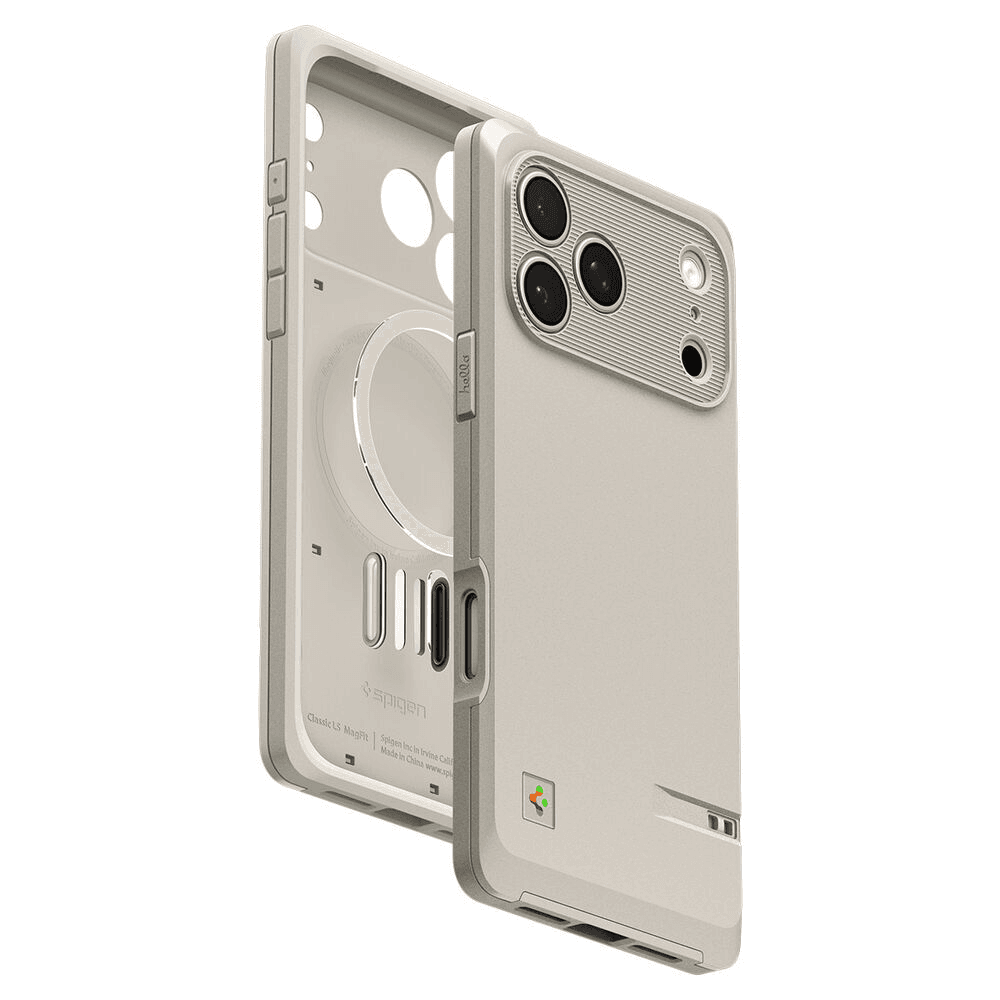 Anúncio: Spigen Capa iPhone 17 PRO Classic Ls Mag Fit Stone ACS10479