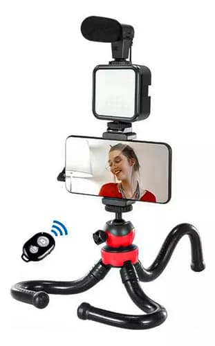 Anúncio: Geral Estabilizador Kit Luz LED Vlog AY-49G