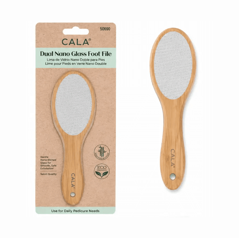 Anúncio: Cala Lima Dual Nano Glass Foot' File- Bamboo 50690