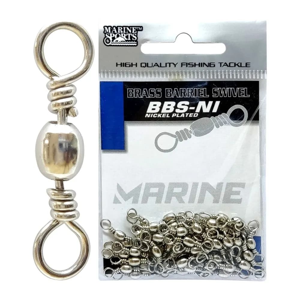 Anúncio: Marine Girador Brass Barrel Swivel Ct 20 C/50 Pcs Nickel