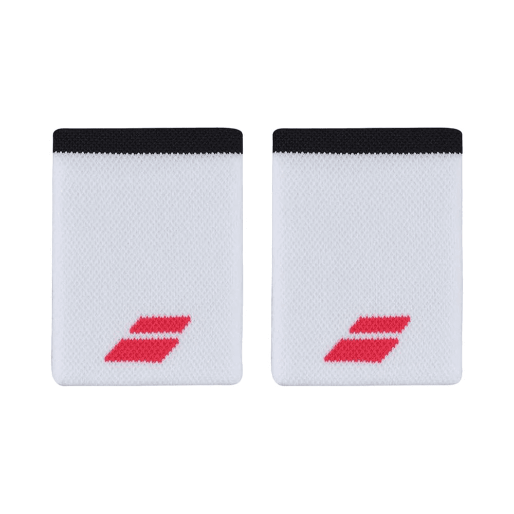 Anúncio: Babolat Muñequera Logo Jumbo Wristband 5UB1262-1089-U White/red