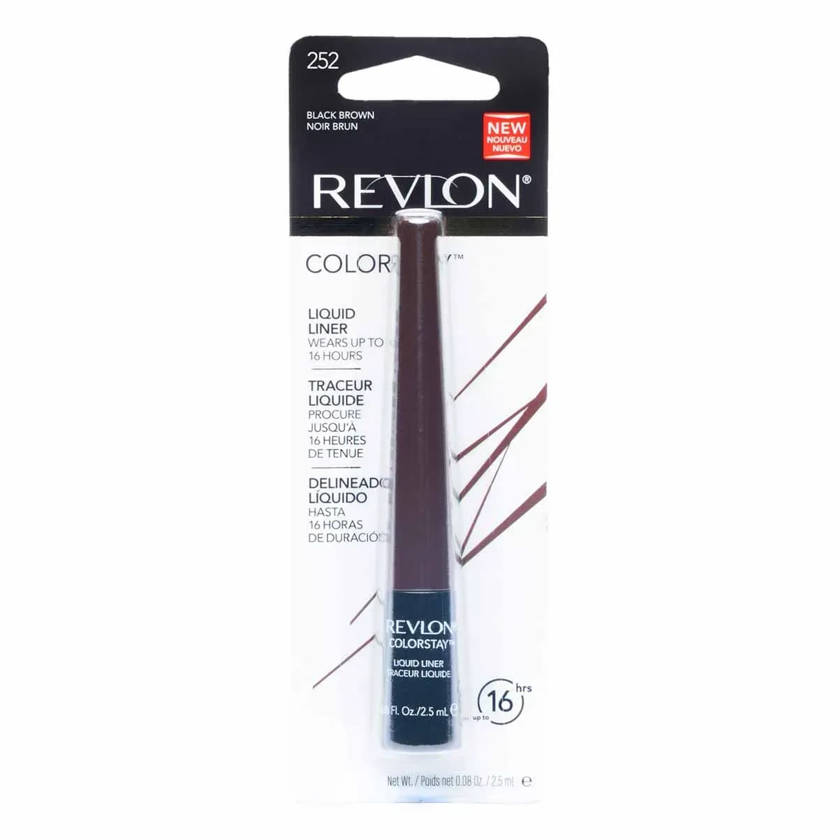 Anúncio: Revlon Delineador Liquido Colorstay 252 Black Brown 0.8G