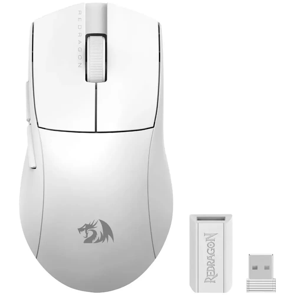 Anúncio: Redragon Mouse K1NG 1K PRO 26000DPI M916W-PRO White