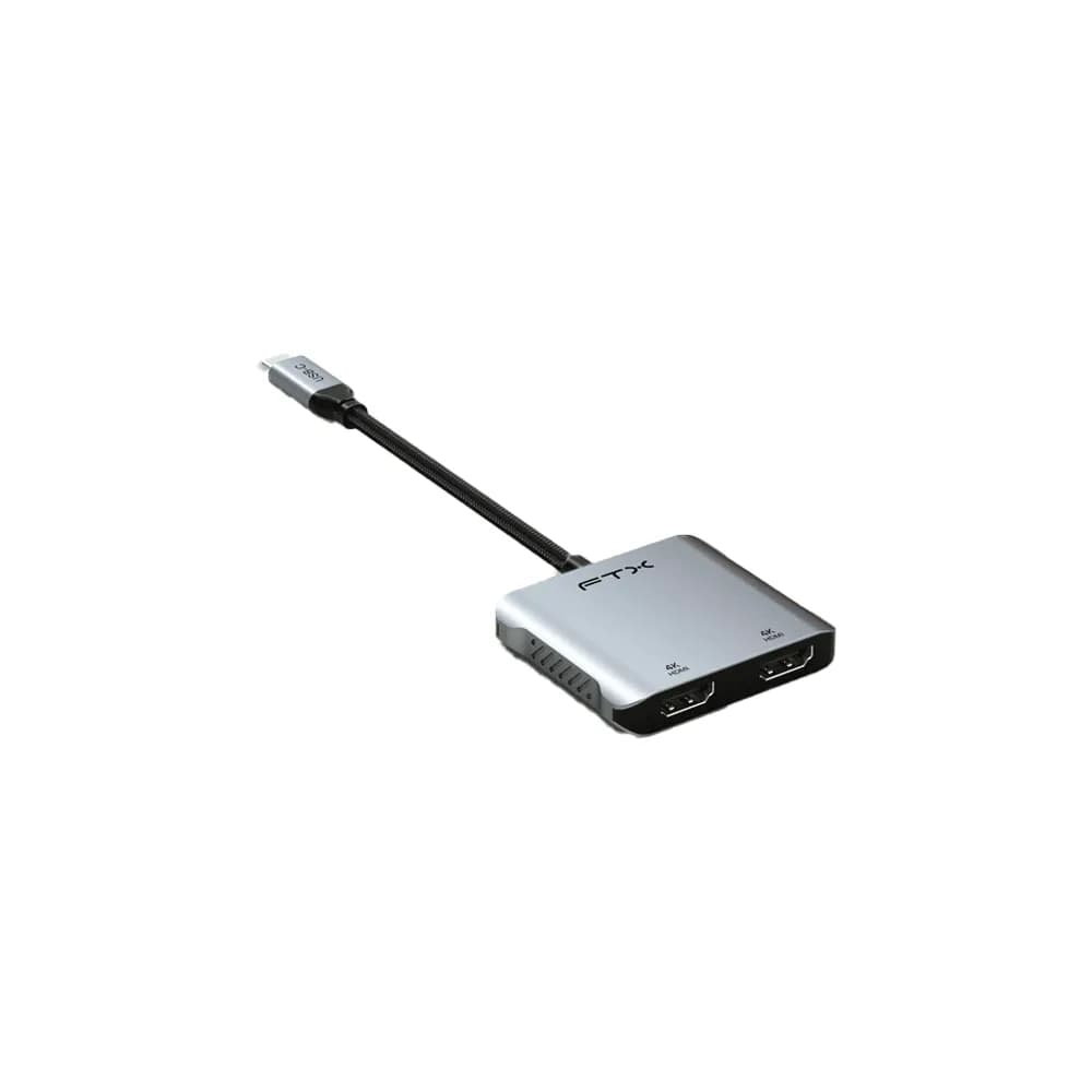 Anúncio: Ftx Cable Adaptador FTX-CM2H4K-AG USB-C A 2 HDMI 4K/60HZ Gris