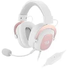 Anúncio: Redragon Auricular H510W Zeus 2 Blanco/oro Rosa