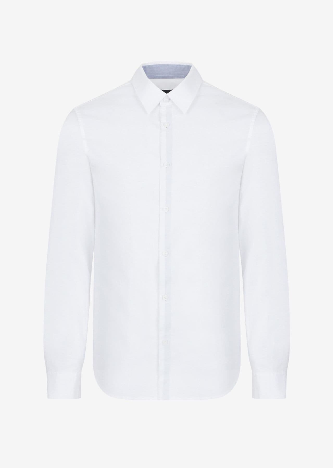 Anúncio: Armani Exchange Camisa M/l Masc 8NZCGB Z8ANZ 130 Blanco (s)