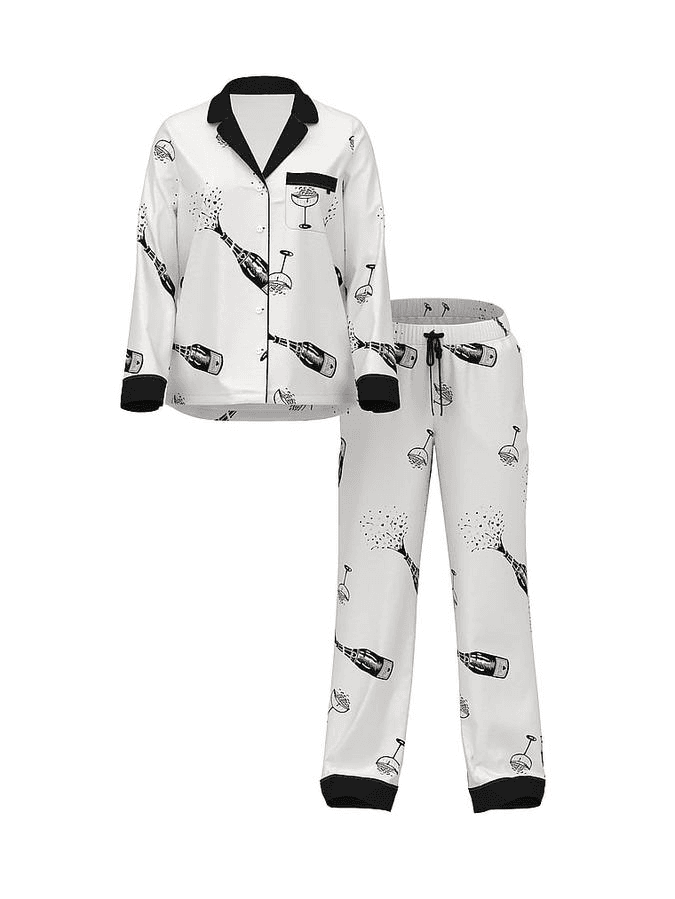 Anúncio: Victoria's Secret Pijama Pantalon Blanco Botellas 36014667 (t) XXL