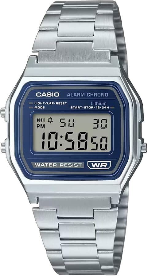 Anúncio: Casio Reloj Unisex A158WEA-2DF Plateado + Estuche
