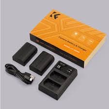 Anúncio: K&f Concept Kit Bateria Y Cargador LP-E6NH 2BAT/CARG P/canon KF28.0021