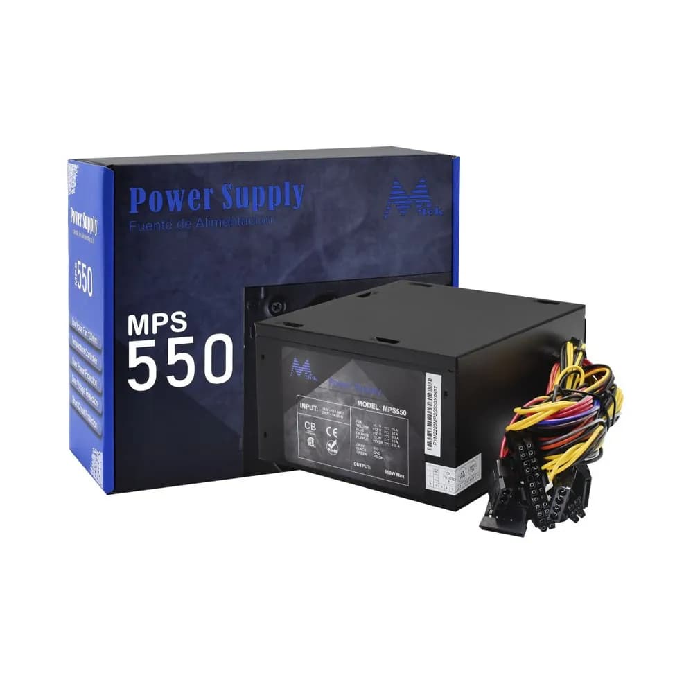 Anúncio: Mtek Fuente 550W Atx MPS-550 Negro