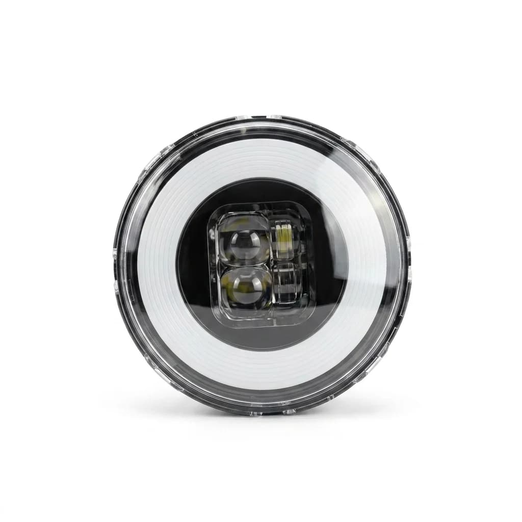 Anúncio: Farol Full LED Smart Wheel Cappuccino Retrô para Scooter Elétrica no Paraguai
