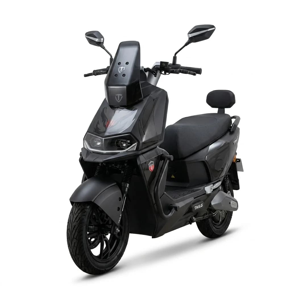 Anúncio: Moto Elétrica TAILG T73 1000W 32km/h Preta: Mobilidade e Estilo no Paraguai