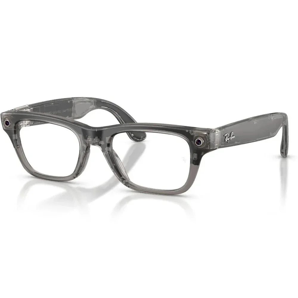 Anúncio: OCULOS RAY BAN META BLAYZER OPTICS GEN2 RW7001 MATTE TRANSPARENT ICE GREY L/54MM