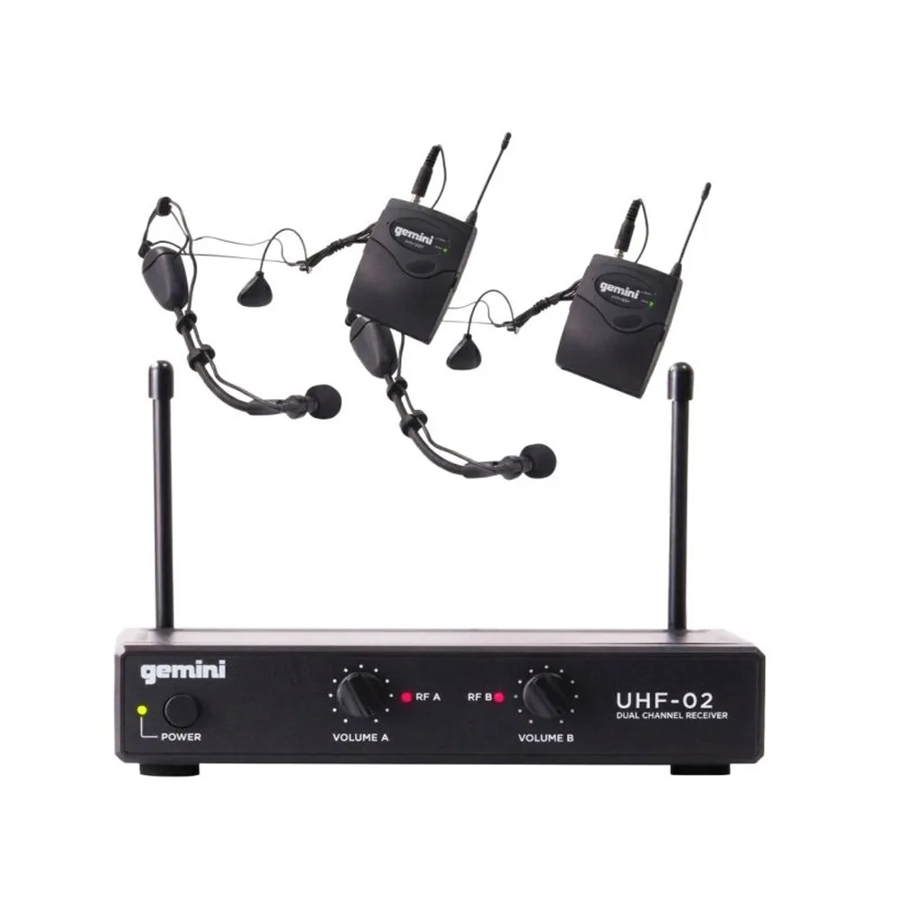 Anúncio: MICROFONE GEMINI UHF 02HL CABECA DUPLO