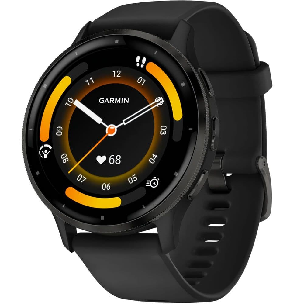 Anúncio: Smartwatch Garmin Venu 3 010-02784-01 com Tela AMOLED / 5 ATM / 45mm / Wi-Fi / 8GB - Black