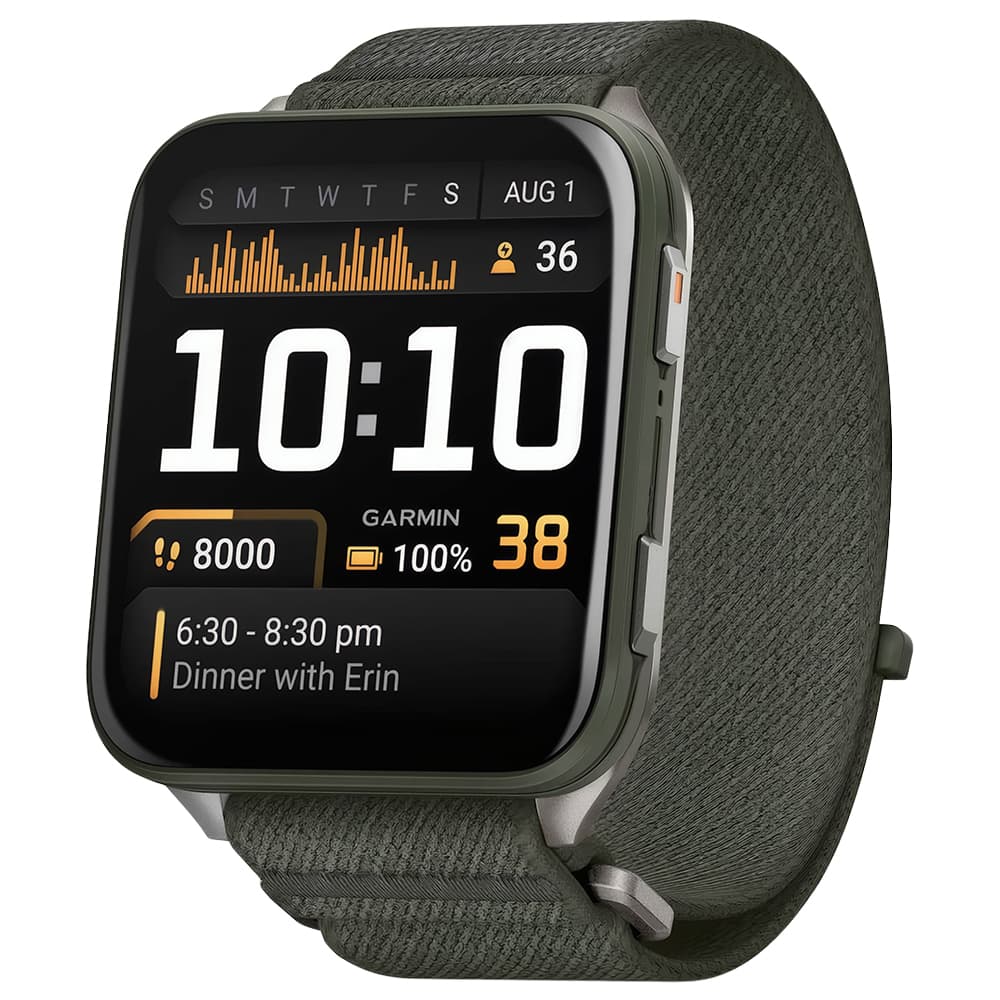 Anúncio: Smartwatch Garmin Venu X1 010-02980-01 com Tela AMOLED / 41mm / Bluetooth / ANT+ / Wi-Fi / 5 ATM - Moss Titanium