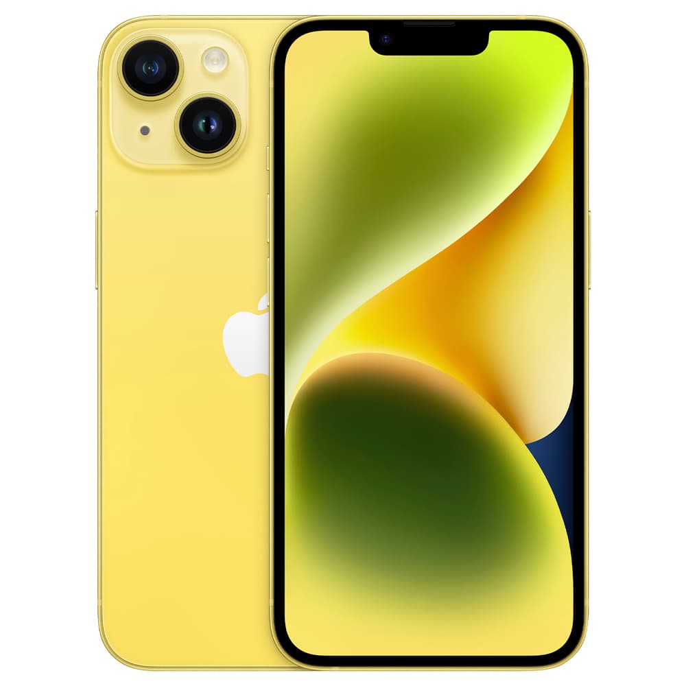 Anúncio: Apple iPhone 14 128GB LL Tela Super Retina XDR 6.1 Dual Cam 12+12MP/12MP iOS 16 Yellow - Swap 'Grade B' (eSIM)(1 mês Garantia)