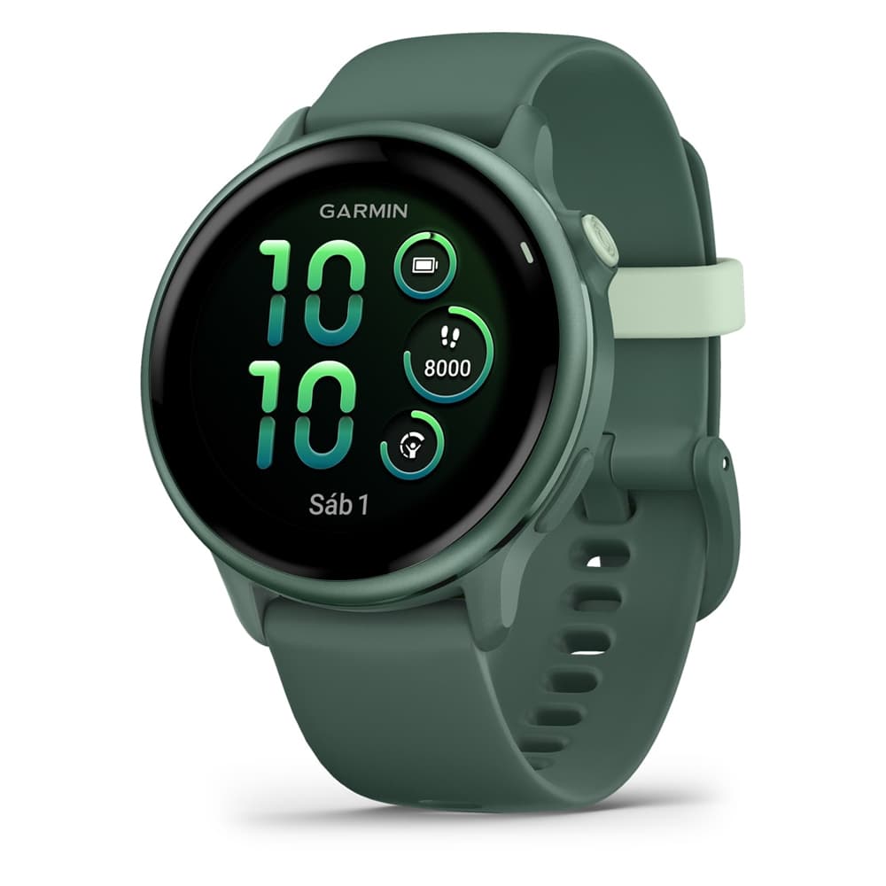 Anúncio: Smartwatch Garmin Vivoactive 6 010-02985-02 com Tela 1.2 AMOLED / 5 ATM / 42mm / Wi-Fi - Jasper Green