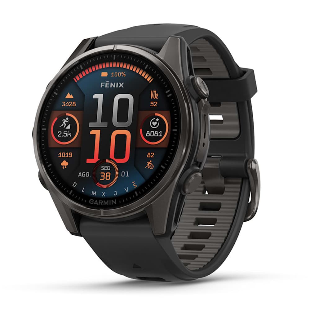 Anúncio: Smartwatch Garmin Fenix 8 AMOLED Sapphire 010-02904-20 de 47mm com 32GB / 10 ATM / Wi-Fi - Black