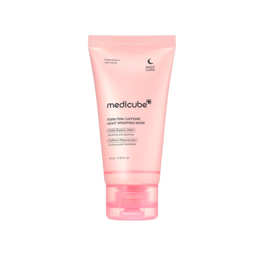 Anúncio: MEDICUBE PDRN PINK CAFFEINE NIGHT WRAPP MASK 75ML