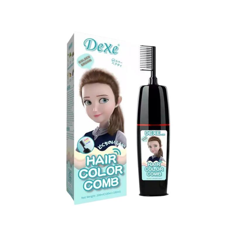 Anúncio: DEXE HAIR COLOR COMB GOLDEN BROWN 200ML