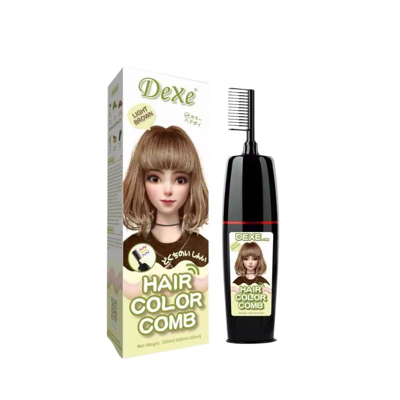 Anúncio: DEXE HAIR COLOR COMB LIGHT BROWN 200ML