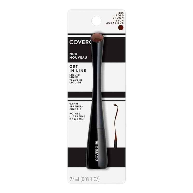 Anúncio: COVERGIRL GET IN LINE LIQUID EYELINER MAJOR BOLD